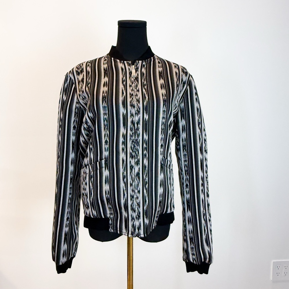 BNWOT Rare Saint Laurent Reversible Printed Jacket Size Small JU0014